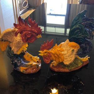 Ceramics Kitchen Roosters